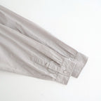 60s ORGANIC CAMBRIC WITH EMB BANDED COLLAR EMB SHIRT #9200 LT GREY [NMDS26221]