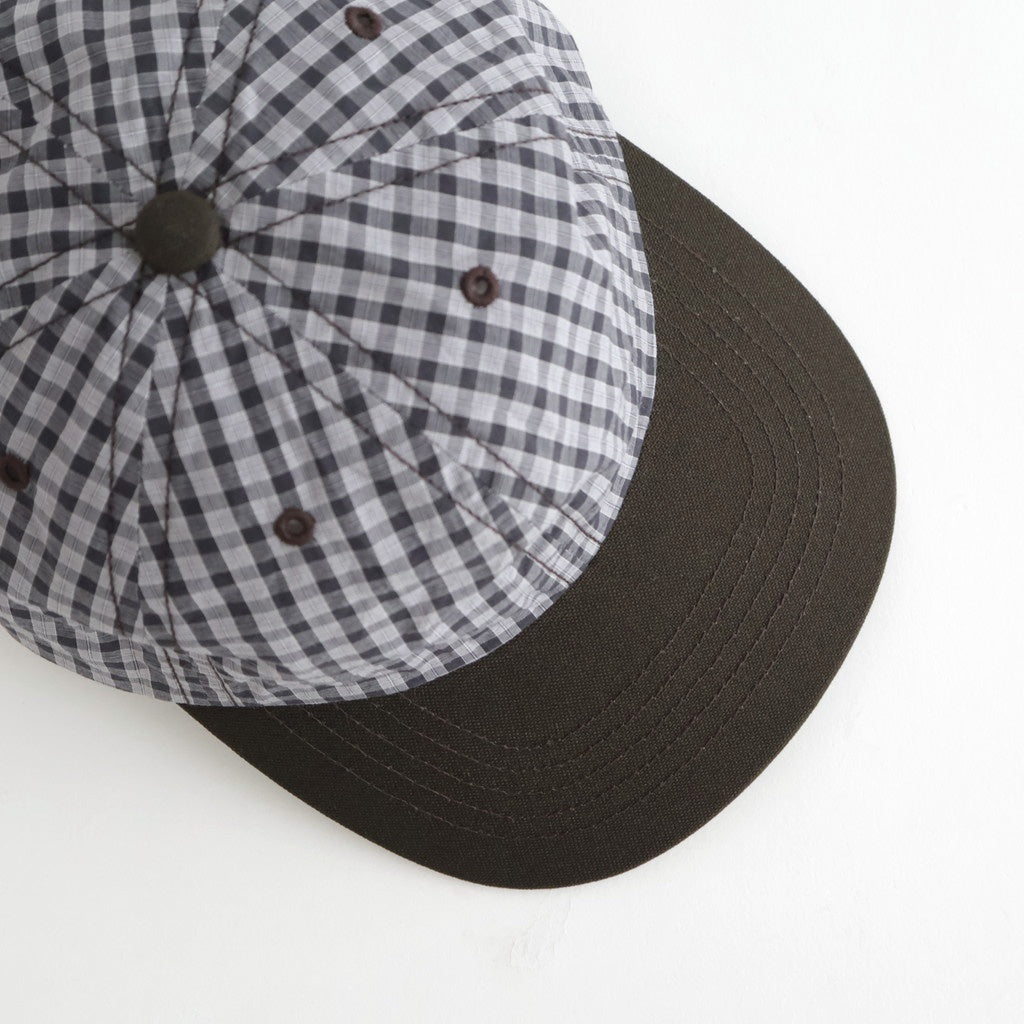 PLAID CAP #BROWN [TMBA-117H]