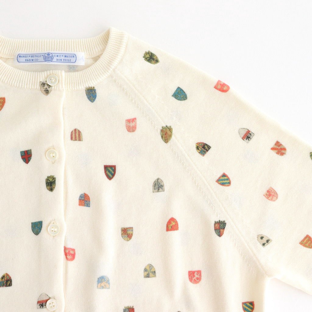 COAT OF ARMS CARDIGAN #White [no.7388]