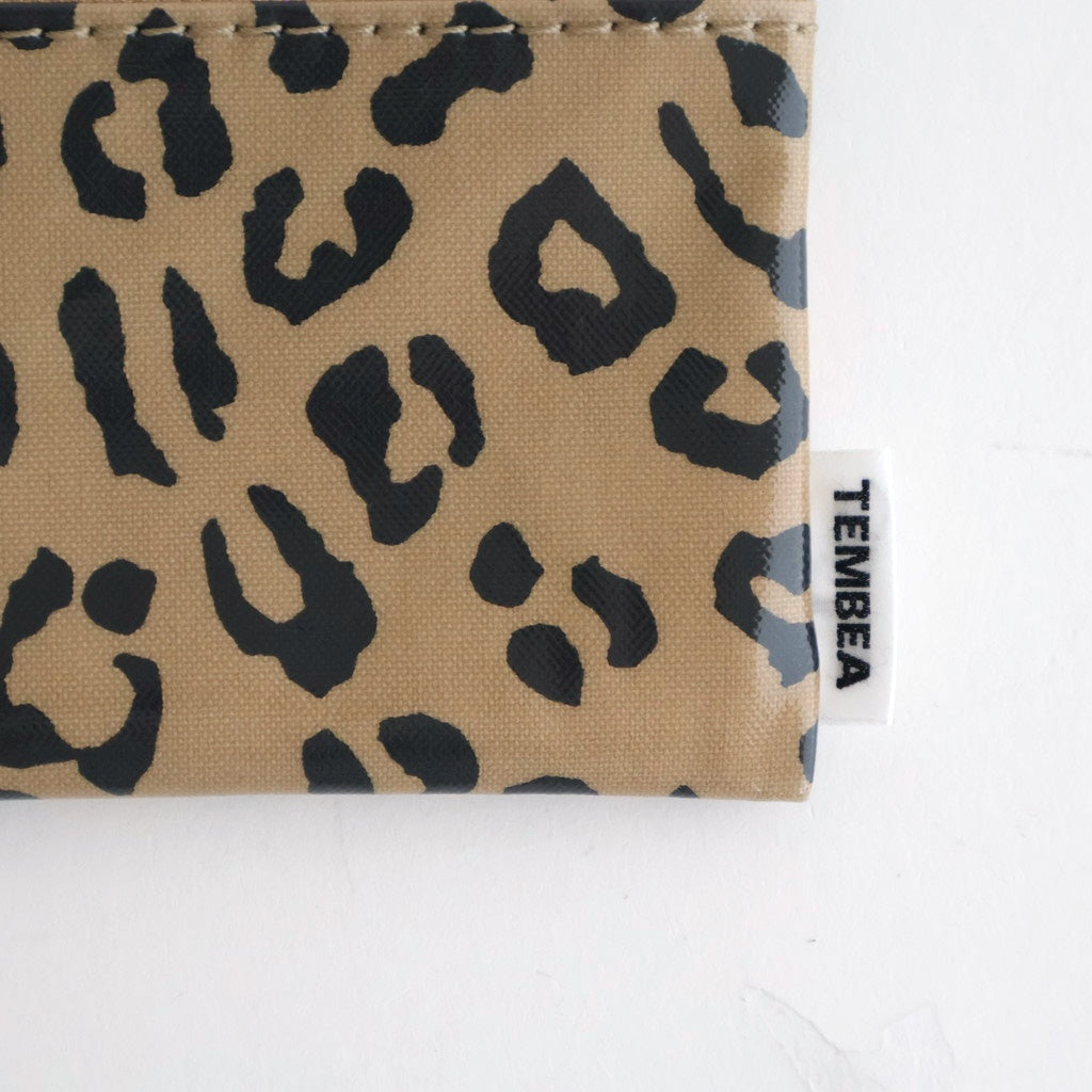 FLAT POUCH SMALL #LEOPARD [TMB-2310N]