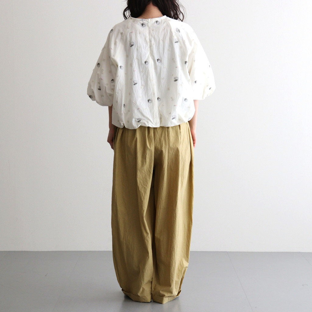 balloon sleeve pullover #komorebi WH [KJ507SS43]
