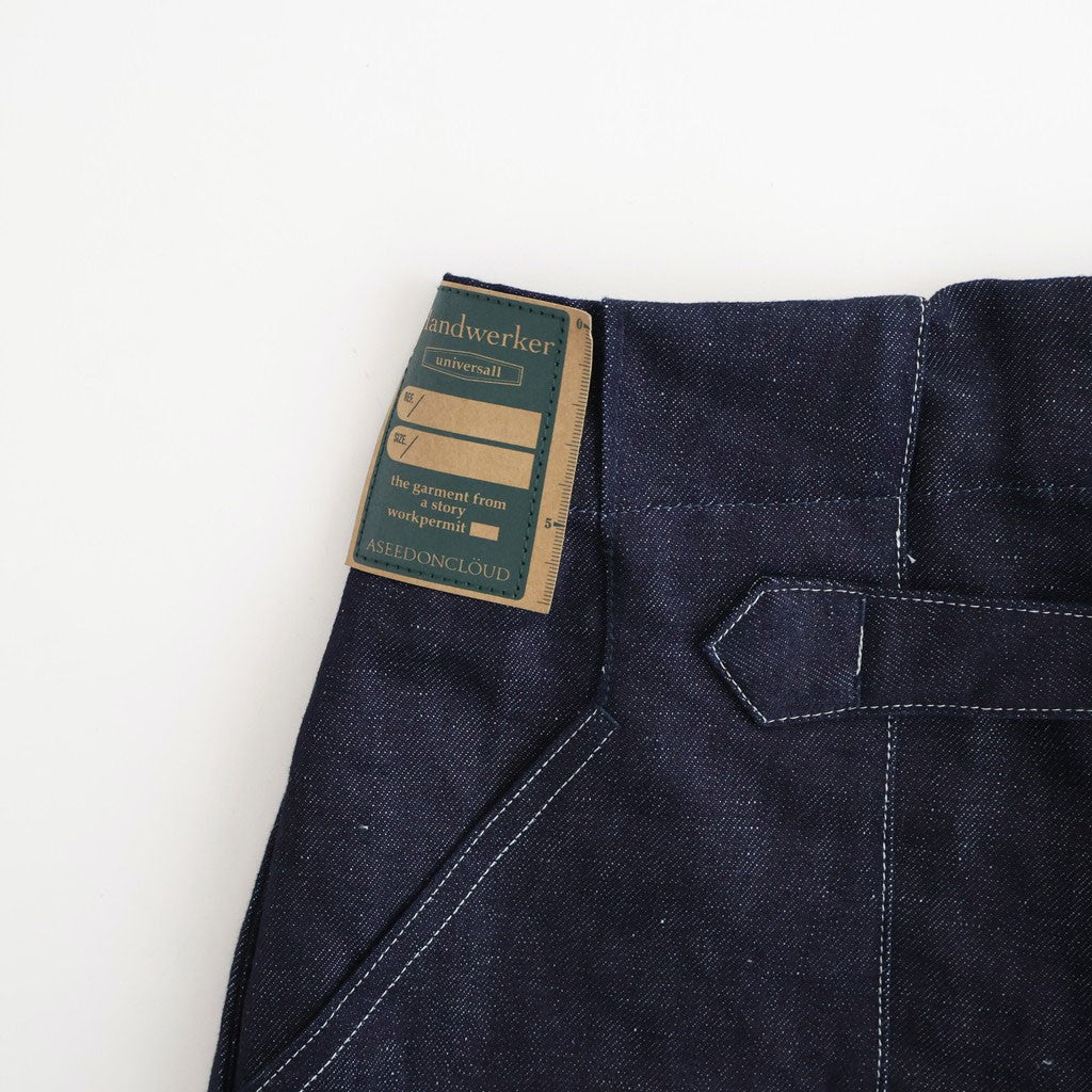 HW wide trousers #Indigo [261505]