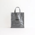 PAPER TOTE SMALL #GINGHAM BLACK [TMB-2286H]