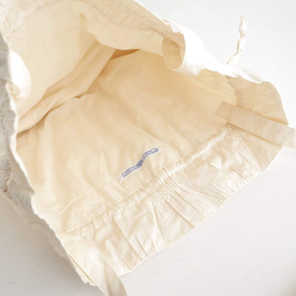 S.J. DRAWSTRING TOTE BAG #Natural [no.8263]