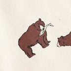 3HANDLE TOTE BEAR #BEAR+WAPPEN/CHOCO [TMB-21040A]