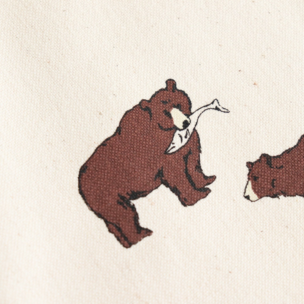 3HANDLE TOTE BEAR #BEAR+WAPPEN/CHOCO [TMB-21040A]