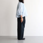 GARMENT DYE LAWN GATHER SMOCK #Sax [no.7520]
