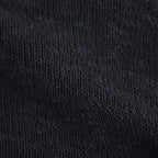 cotton & silk slub yarn bottle-neck P/O #black [WXSP-UW125]