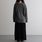 Cotton-Wool Cardigan #Black Mix [oni058]