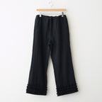 C/W FRILL DECORATION PANTS #Black [no.7699]