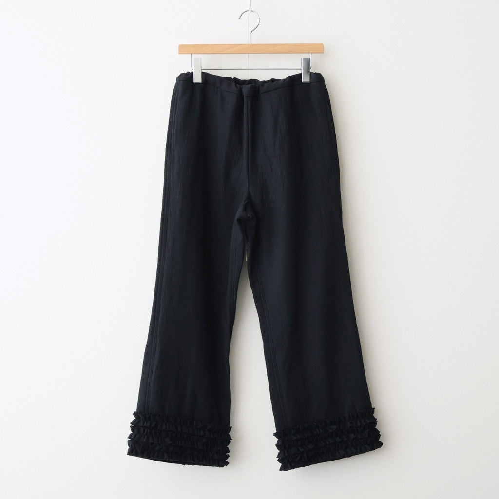 C/W FRILL DECORATION PANTS #Black [no.7699]