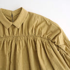 shirring blouse #paper YW [KJ507SS41]