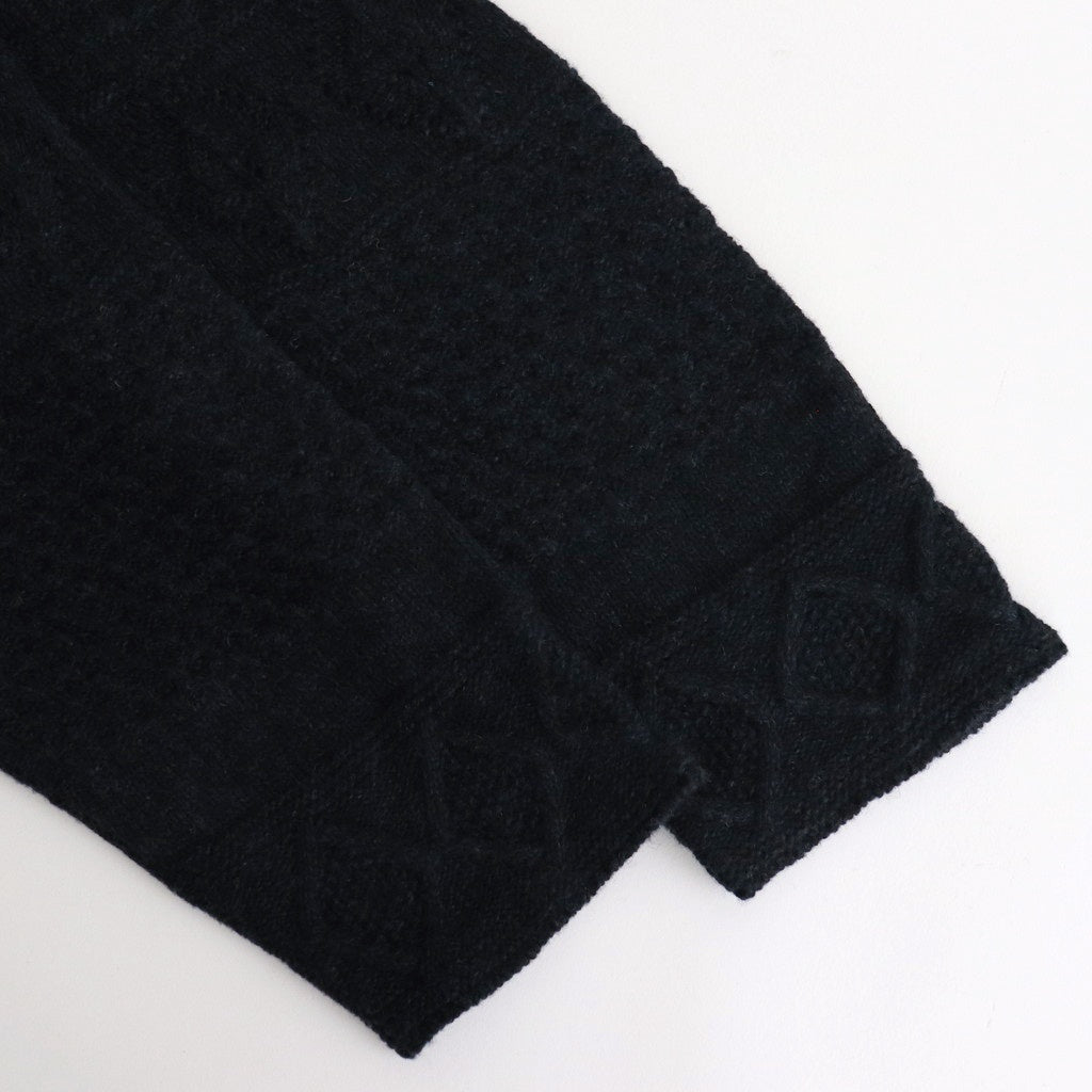 Sankayo ​​cable knit jacket #Navy [242806]
