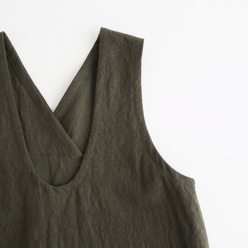HW pull-on dress #Khaki [261308]