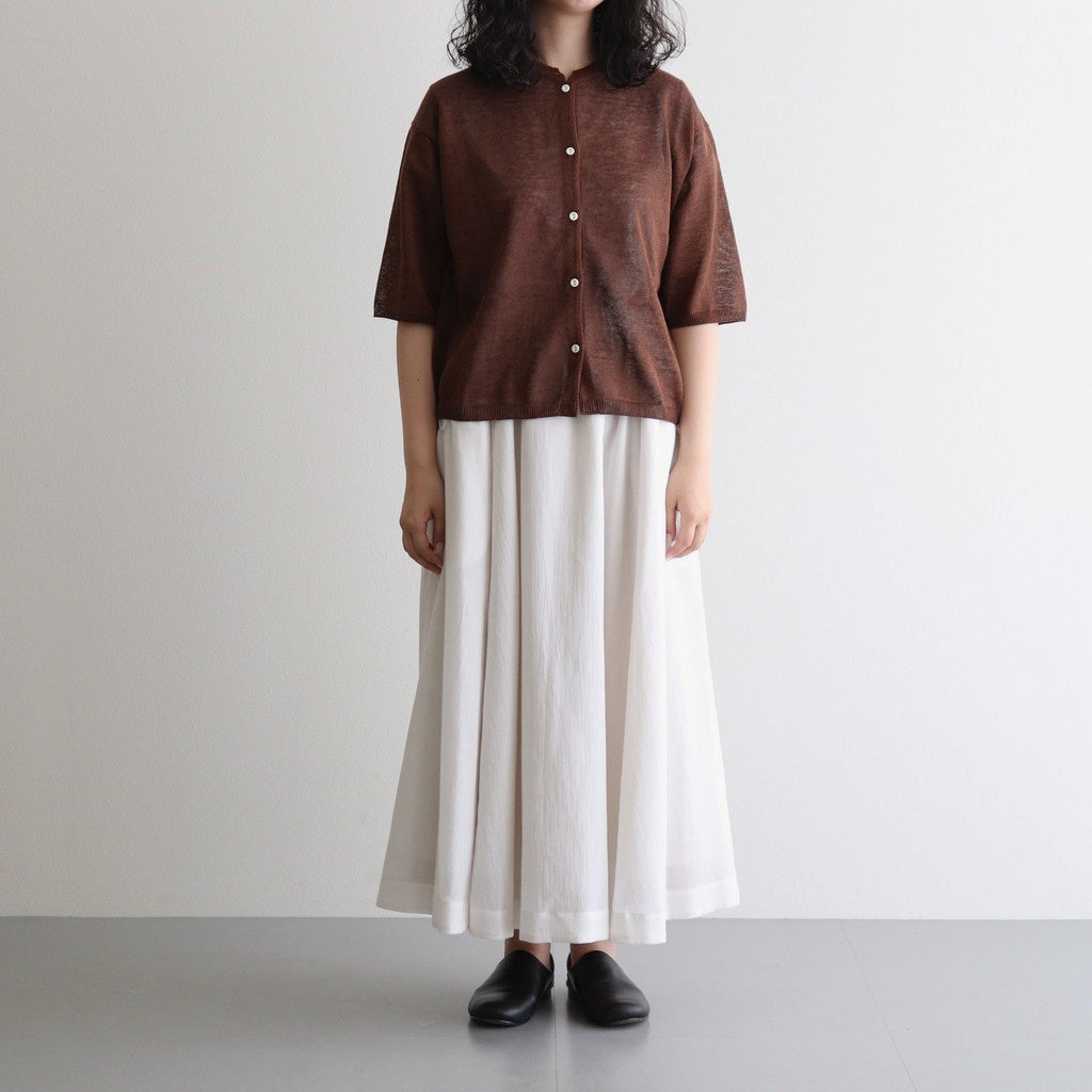 半透明の沈黙 Circular skirt #Off White [TLF-225-sk005-cdv]