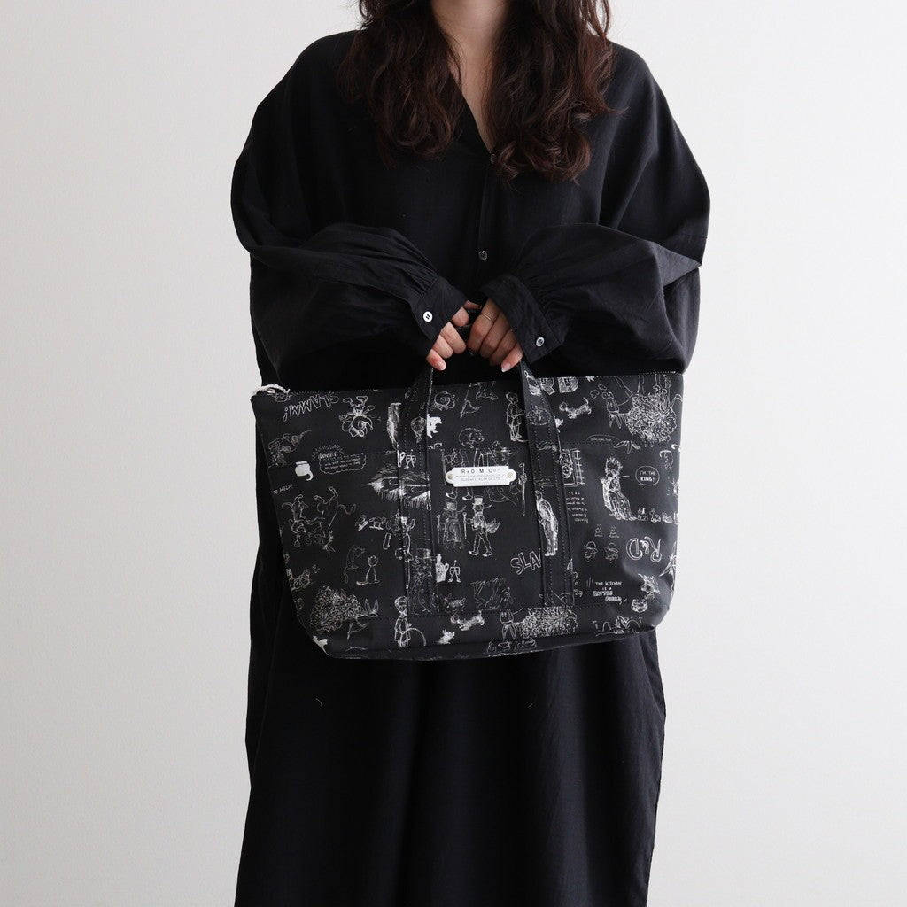 GRAFFITI TOTE BAG #Black [no.7950]