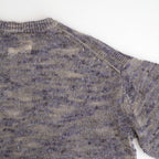 linen & silk melange slub yarn P/O #violet melange [WXSP-UW101]