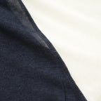 cashmere & supima cotton gauze jersey baseball Tee #navy [WXFL-UW105]