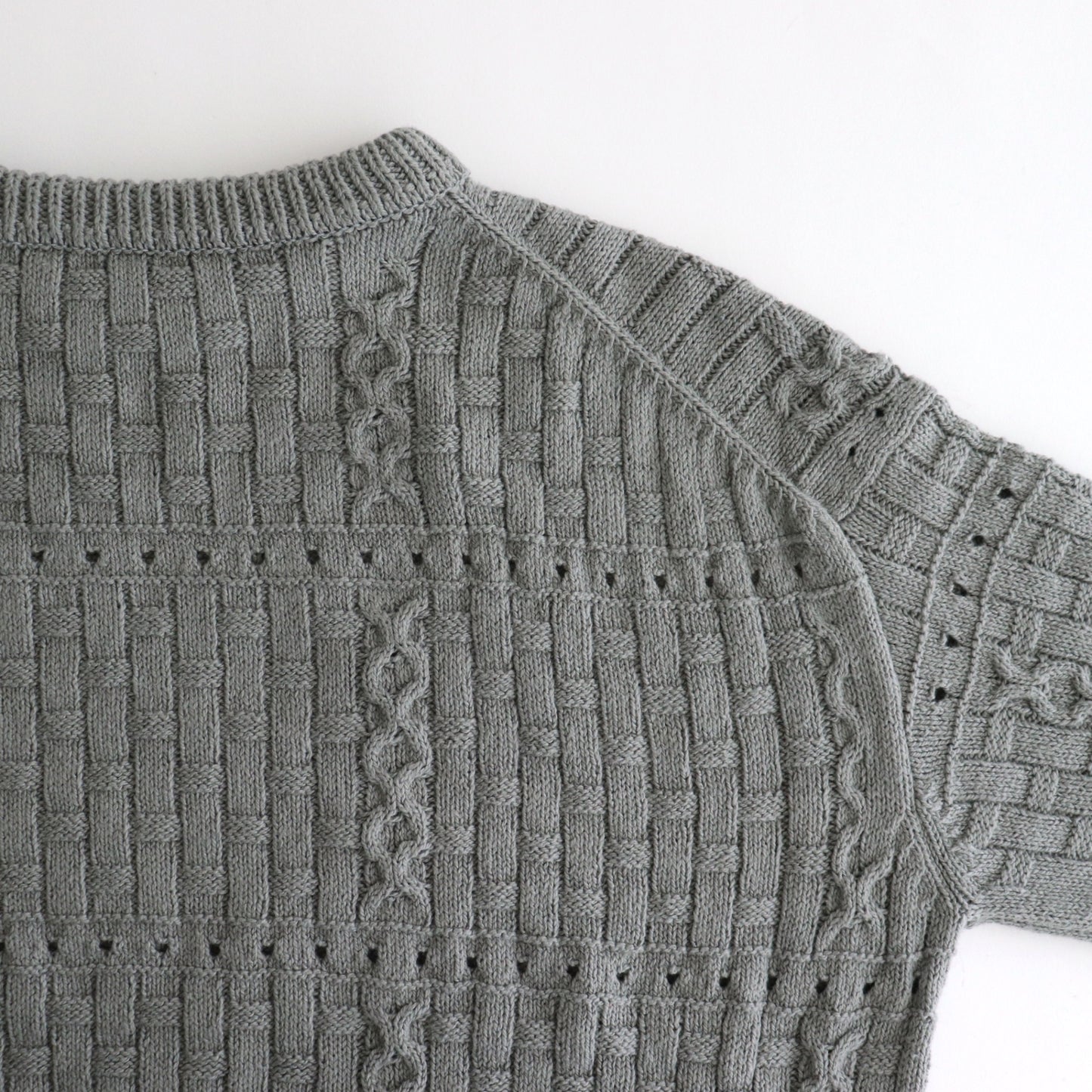 Recycled-Cotton Jumper #Grey [oni060]