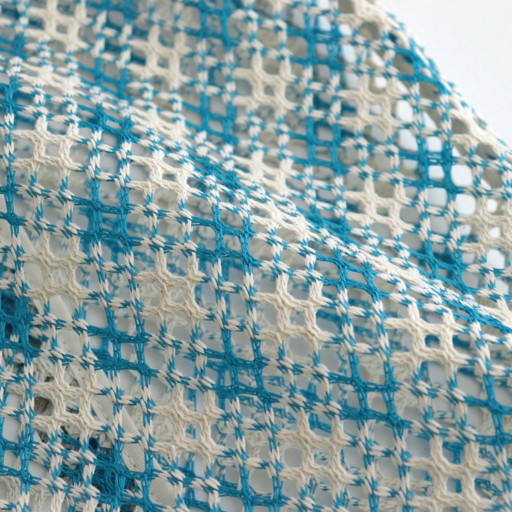 TOTE BAG L 格子 #BLUE [AL3131BG-27]
