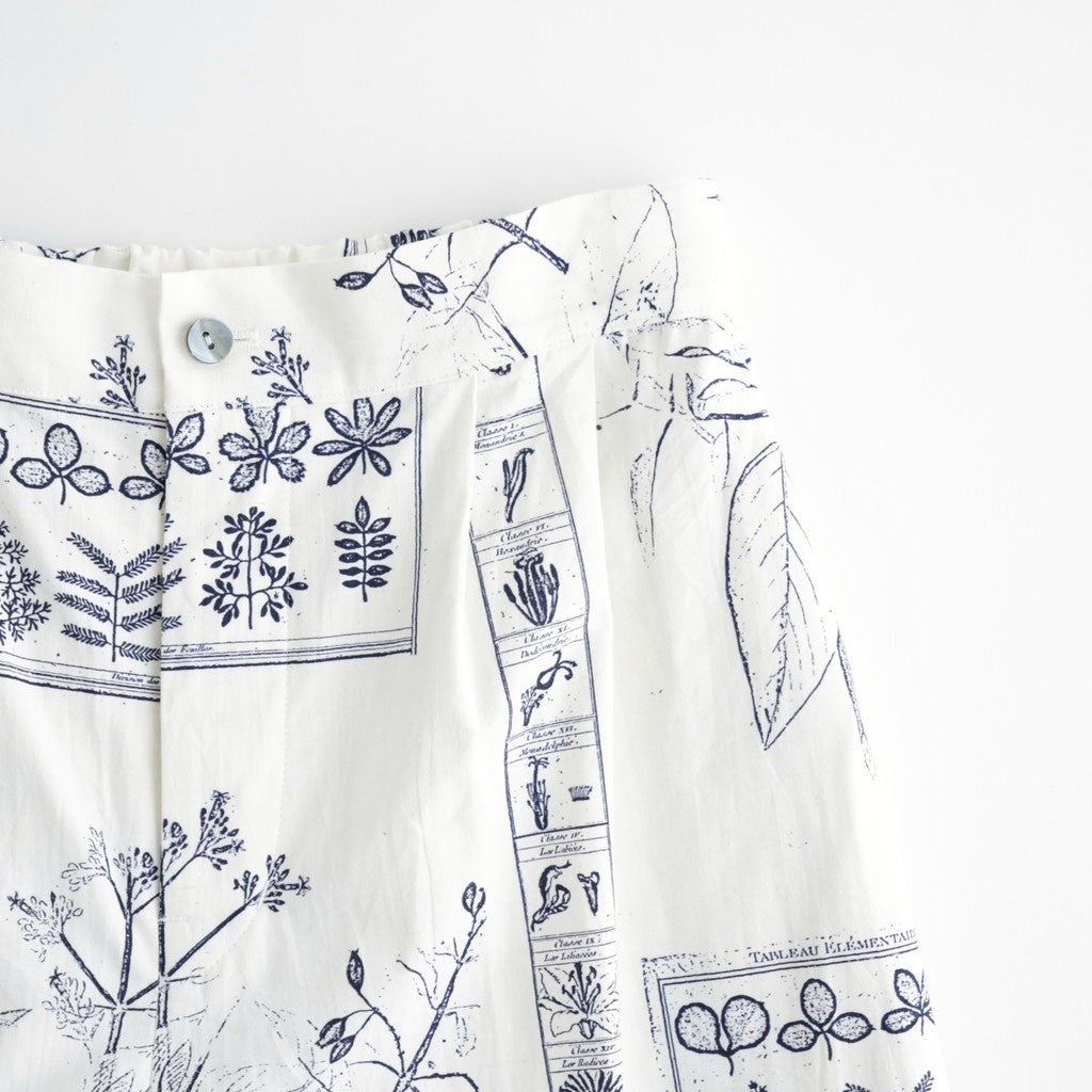 偶然の影：ズロースパンツ #off white×blue [13261-09413]