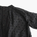 C.J. SMOCK BLOUSE #Black [no.8295]