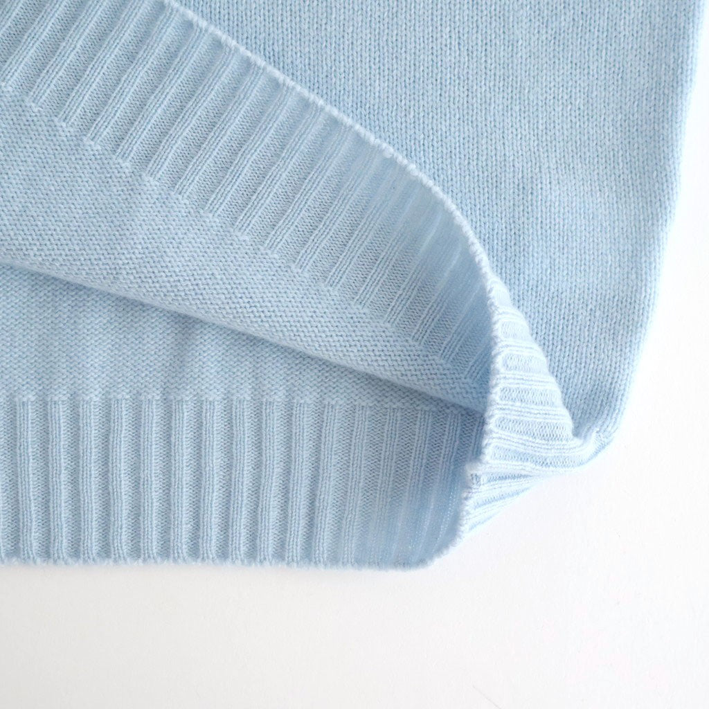 7G CREW NECK SWEATER #Sax [no.7832]