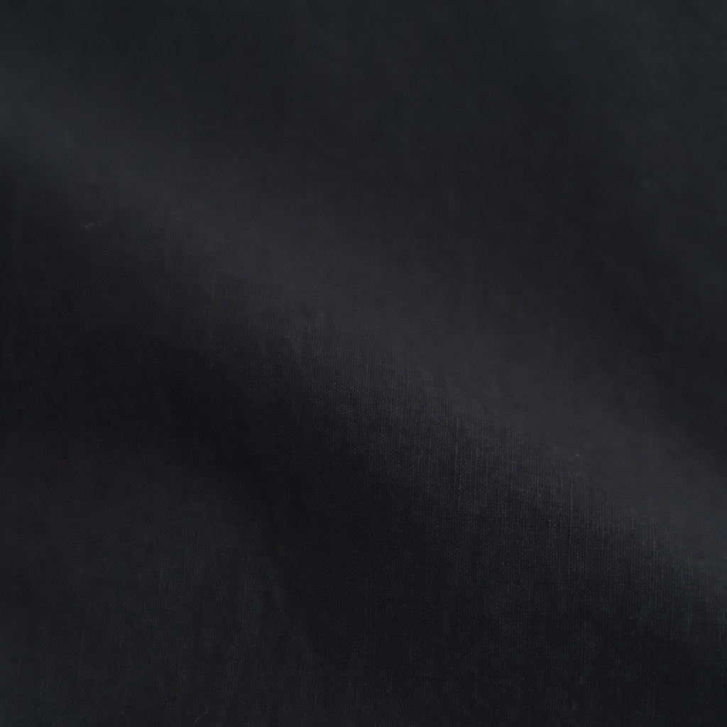 40s POPLIN PLAIN FRILL COLLAR SHIRT #9900 BLACK [NSL25542]