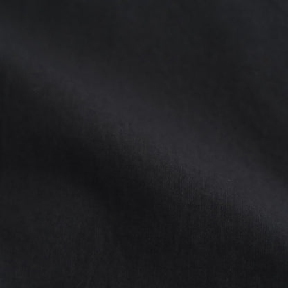 40s POPLIN PLAIN FRILL COLLAR SHIRT #9900 BLACK [NSL25542]