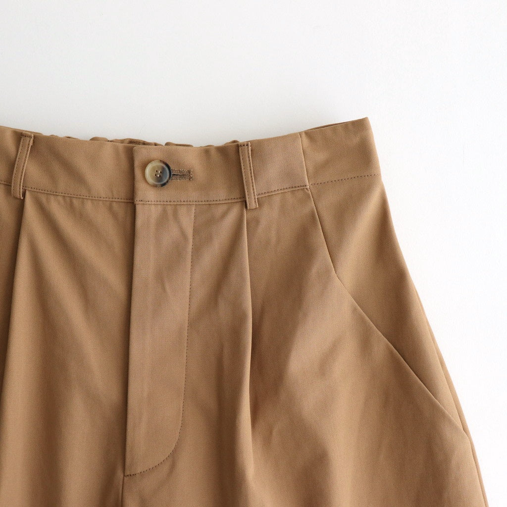 飾る春 Wide tapered trousers #Tan [TLF-225-pa002-Reht]