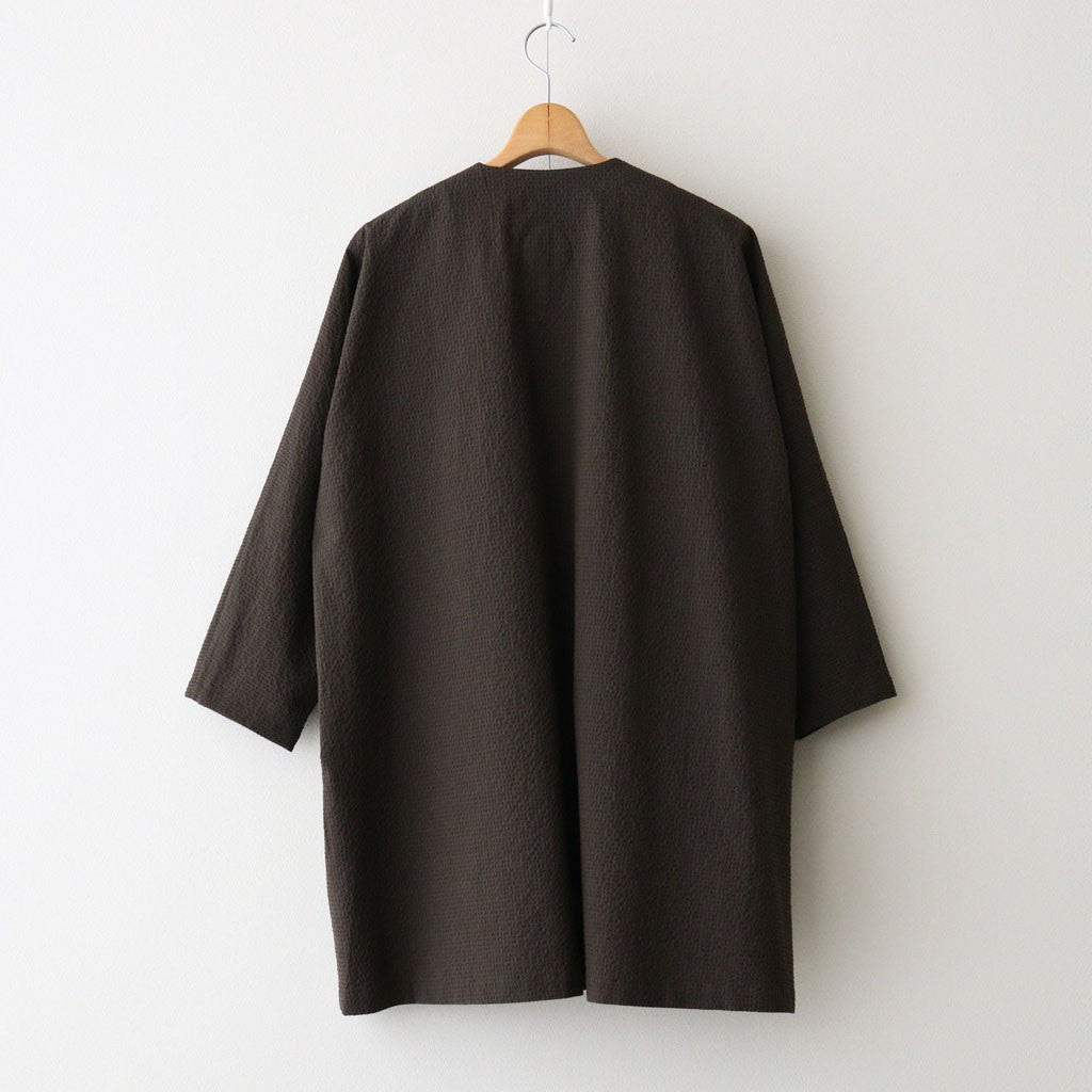 Verlaine Wool Cotton Coat #D.BR [A232262TC887]