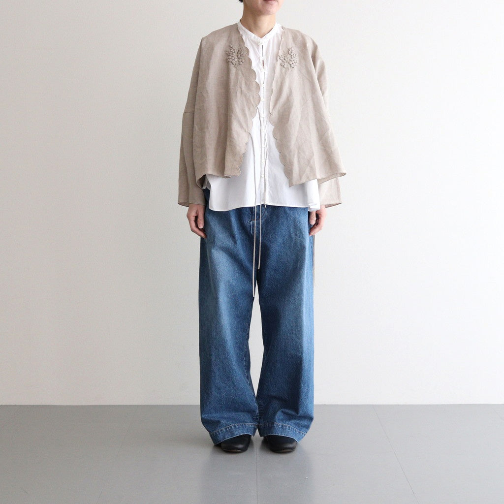 Bonvoyage Cachecoeur blouse #beige [29-0039S]