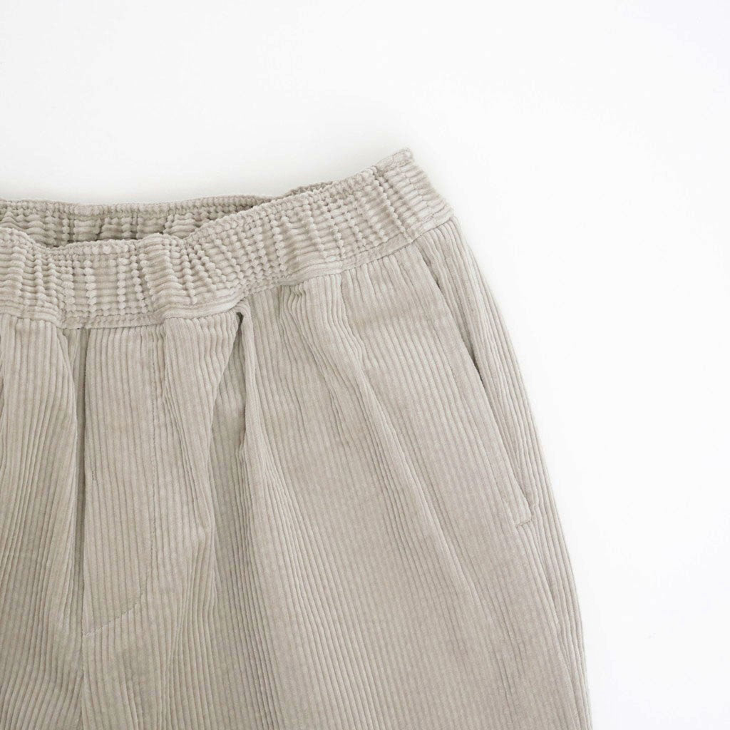 8WALE CORDUROY EASY WIDE PANTS #8200 BEIGE [GNMDS2052CR]