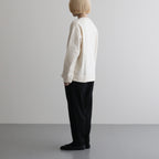 cotton open-end yarn terry sweat shirt #off white [WXSP-UW119]