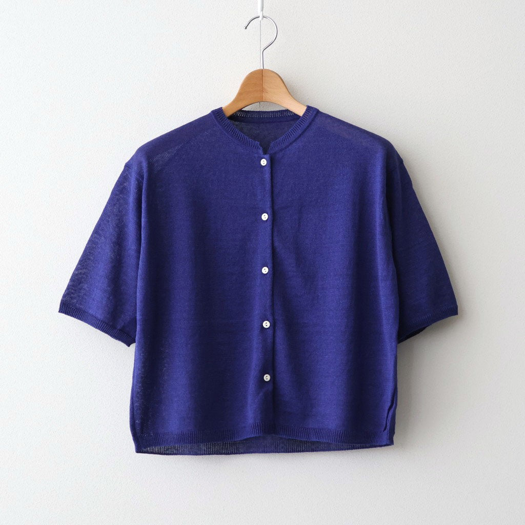 Fesca Linen Knit No Collared #PP [A232261TK865]