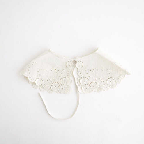 乾いた庭：付け襟 #powder pink [13261-05516]