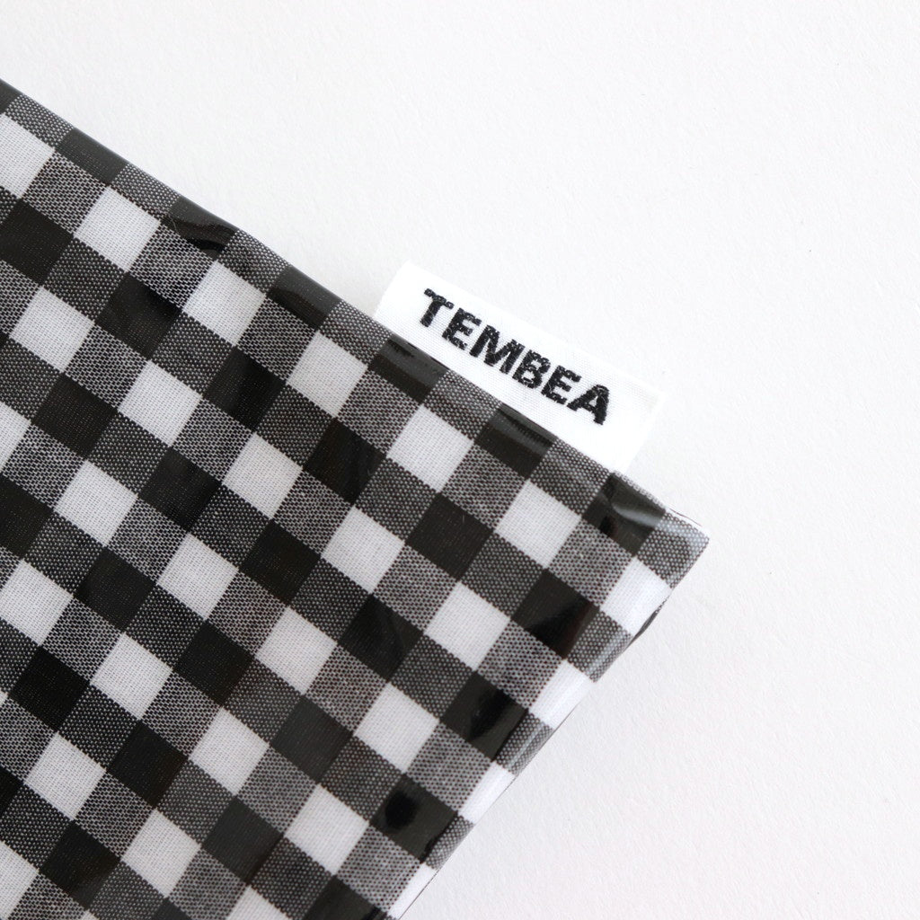 Drawstring bag #GINGHAM BLACK [TMB-1863H]