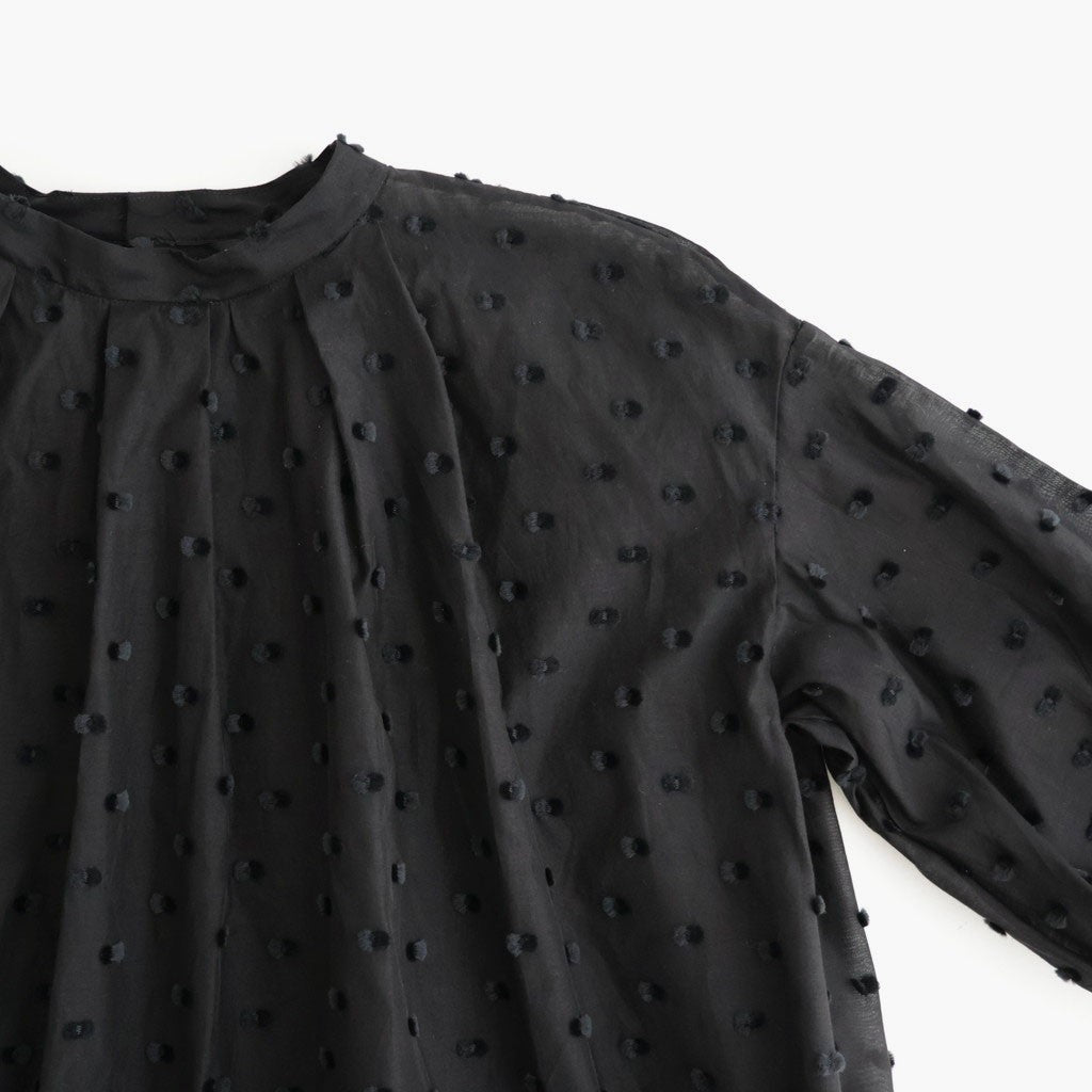 C.J. SMOCK BLOUSE #Black [no.8295]