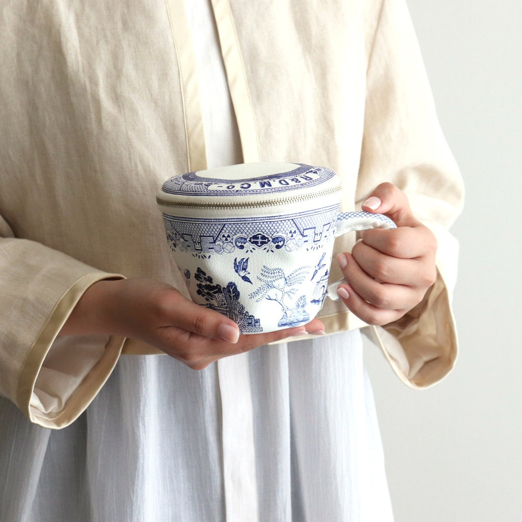 TEA CUP POUCH #Blue [no.7439]