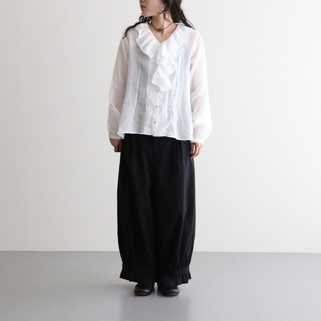 スネイルブラウス #Off white [26-403]