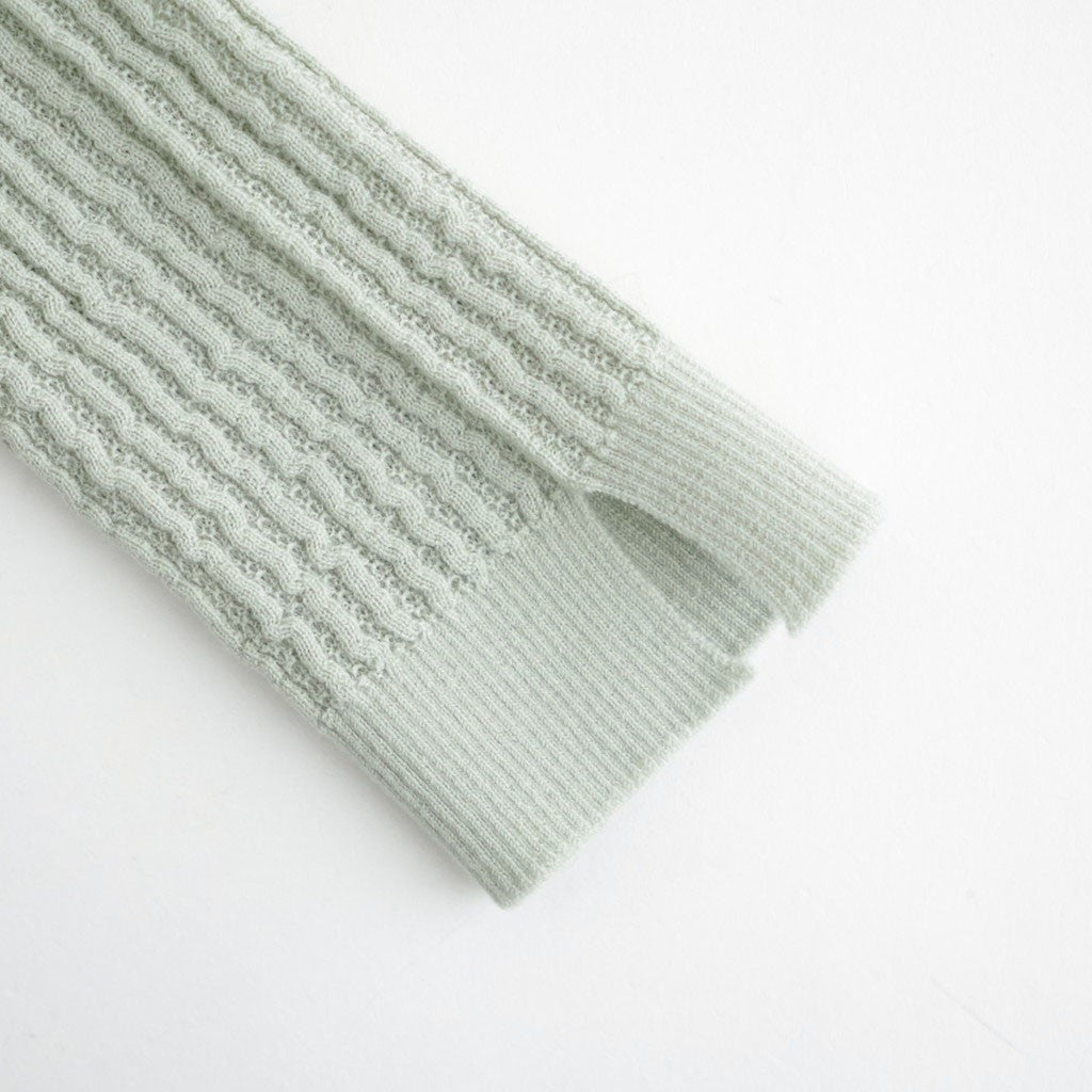 存在すること：ニットプルオーバー #pale green [13253-12107]