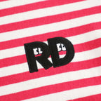 裏起毛 BORDER SPY EYE BOAT NECK PULLOVER #Pink [no.7743]