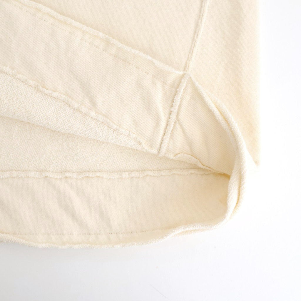cotton open-end yarn terry sweat shirt #off white [WXSP-UW119]