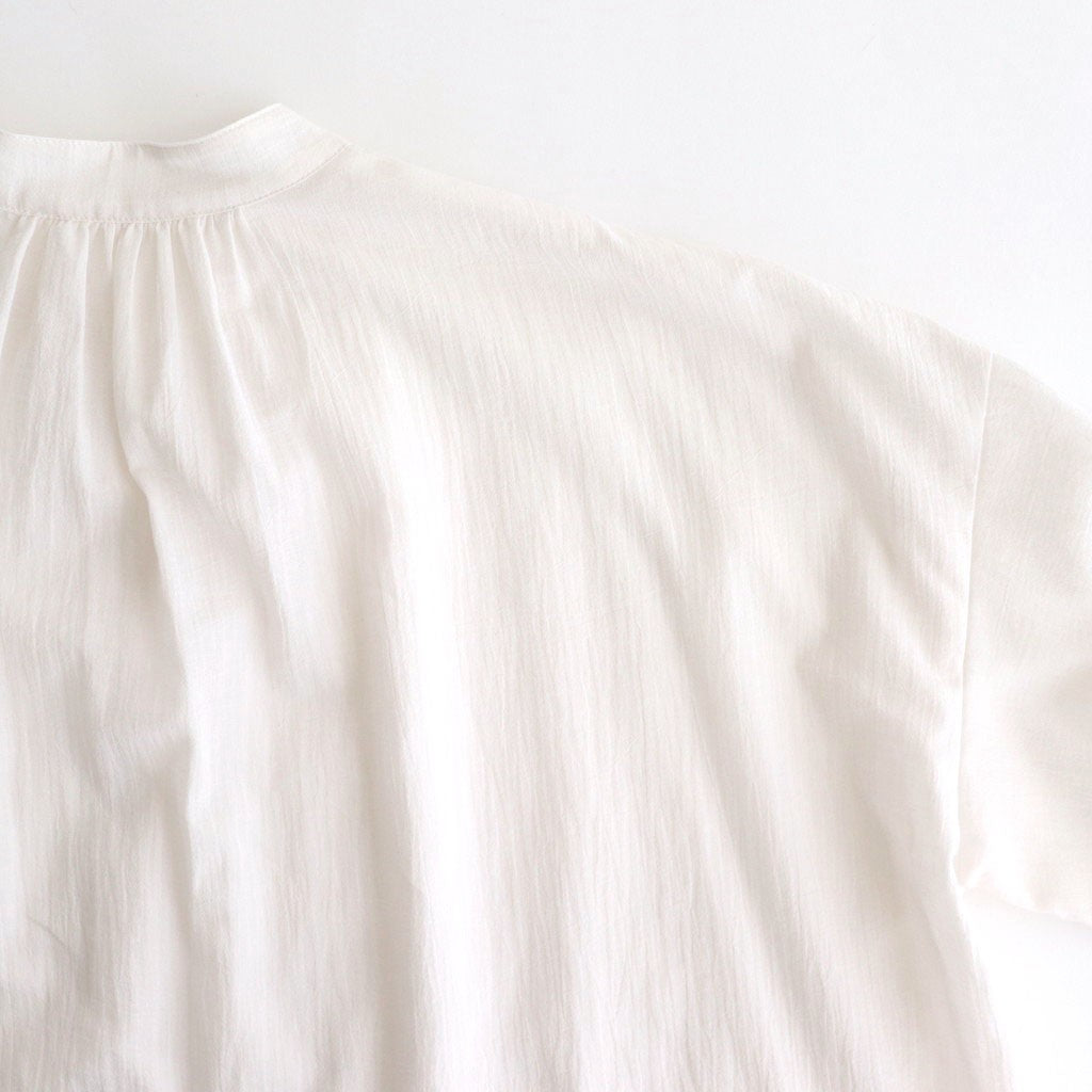 半透明の沈黙 Flare blouse #Off White [TLF-225-sh009-cdv]