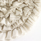 G.D COTTON SILK FRILL COLLAR #Ivory [no.7369]