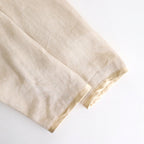 DENSELY LINEN TRIMING BOLERO #Antique White [no.7311]