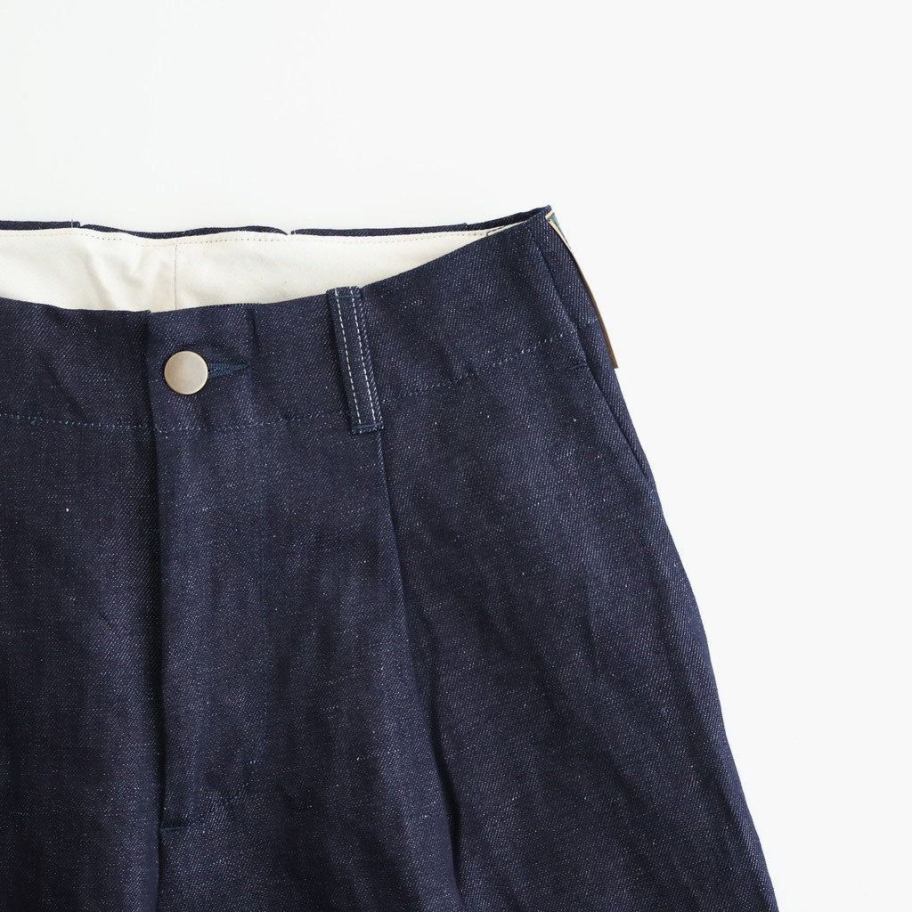 HW wide trousers #Indigo [261505]