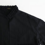C/W FRILL DECORATION JACKET #Black [no.7696]