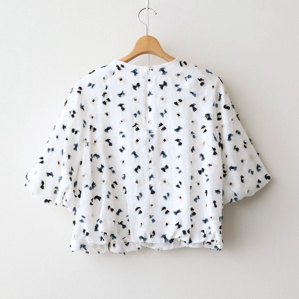 balloon sleeve pullover #itomaki WH [KJ507SS44]