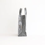 PAPER TOTE SMALL #GINGHAM BLACK [TMB-2286H]